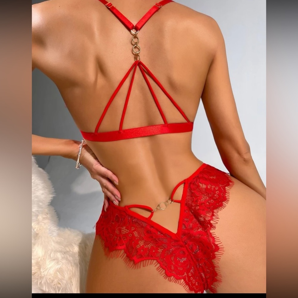 Very sexy babydoll red